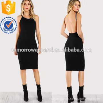 Low Back Pencil Dress Herstellung Großhandel Mode Frauen Bekleidung (TA3157D)